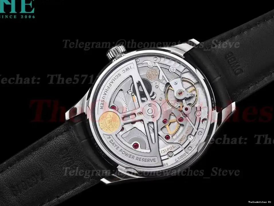 7 V5 SS Days 42mm ZF Black LE Dial A52010 Portugieser 0503